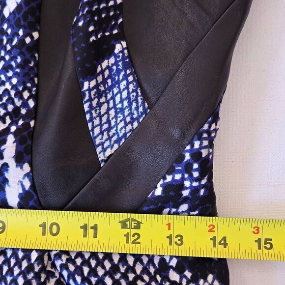 Diane von Furstenberg Womens Snakeskin Print Fit & Flare Dress Multicolor Size 6 - Picture 6 of 12